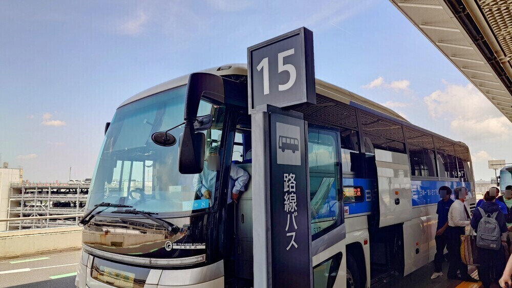 エアポートバス東京・成田 第3ターミナル到着