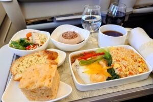 【機内食】アシアナ航空（OZ）OZ713 韓国（仁川）→台湾(桃園) ビジネスクラス