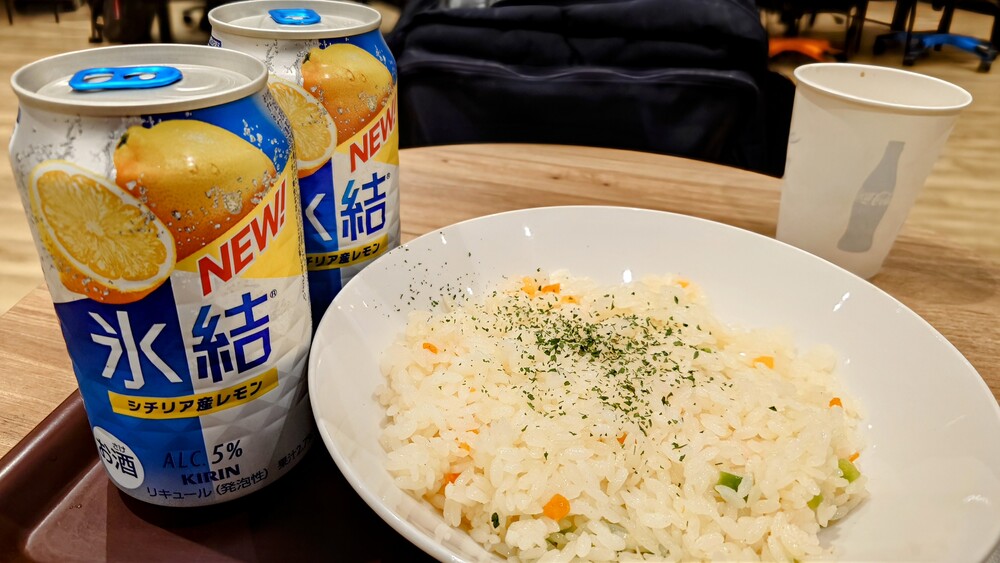 NODOKA プライオリティパスで注文したフード・アルコール