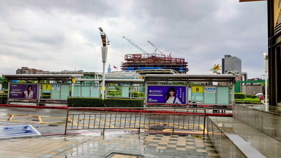 台北松山空港 バス乗り場