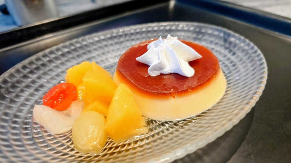 成田空港第2ターミナル　ラウンジ『虚空 -KoCoo-（コクウ） 』プリン・ア・ラ・モード