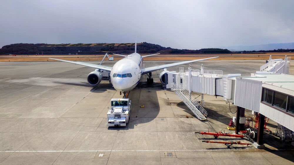 長崎空港 飛行機風景