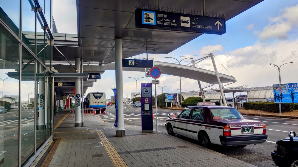 長崎空港　タクシー乗り場