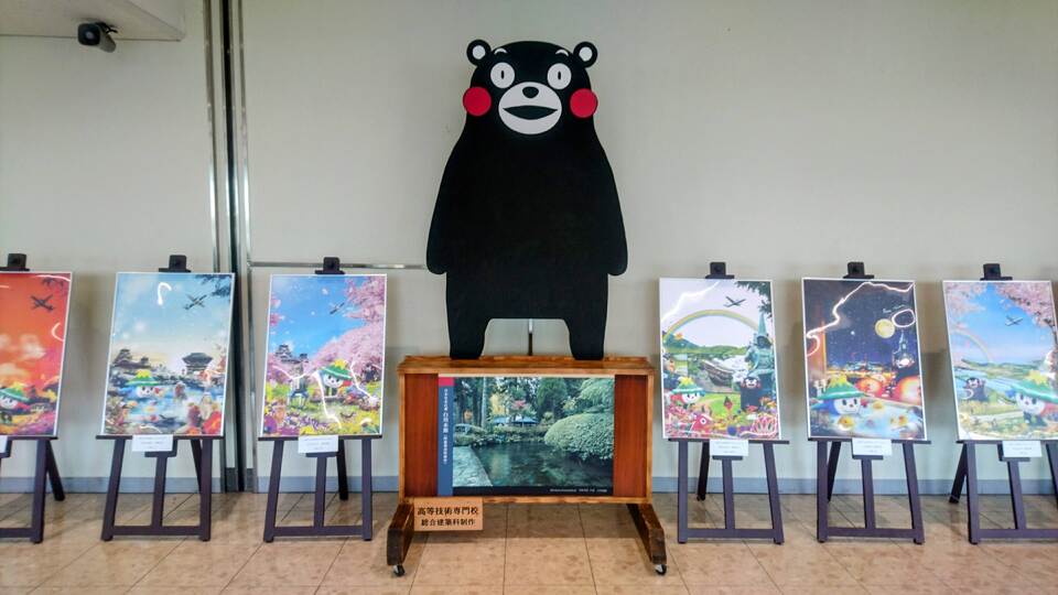 熊本空港内　くまもん
